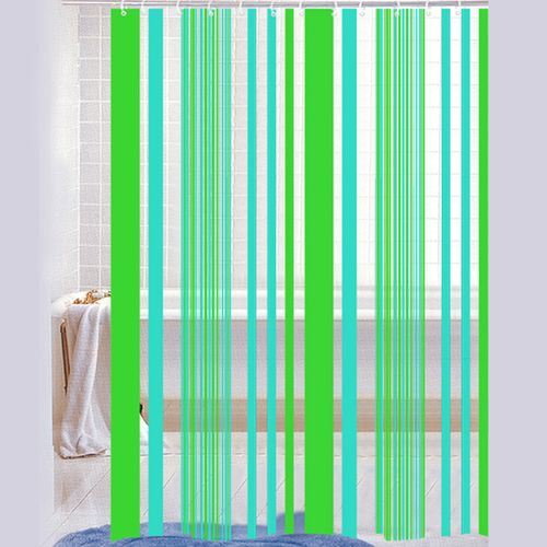 Cortina-de-Baño-PVC-Stripe-verde