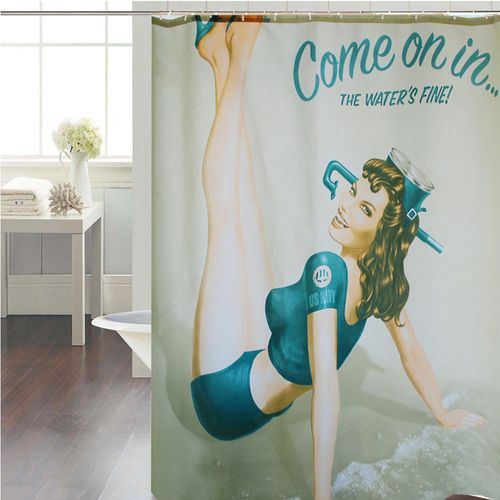 Cortina-de-Baño-Panel-Estampada-Pin-up-come